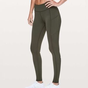 Lululemon Speed Up Tight (Full-On Luxtreme 28") in Dark Olive - 2